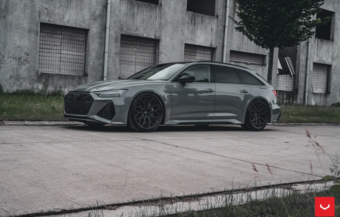 Photo wallpaper Audi, Hybrid, Forged, Series, RS6, HF-2