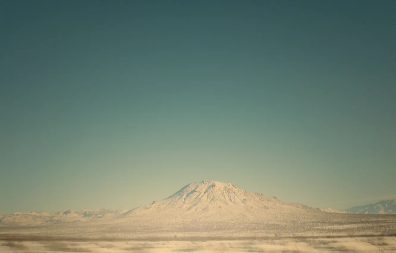 Photo wallpaper sand, the sky, hills, desert