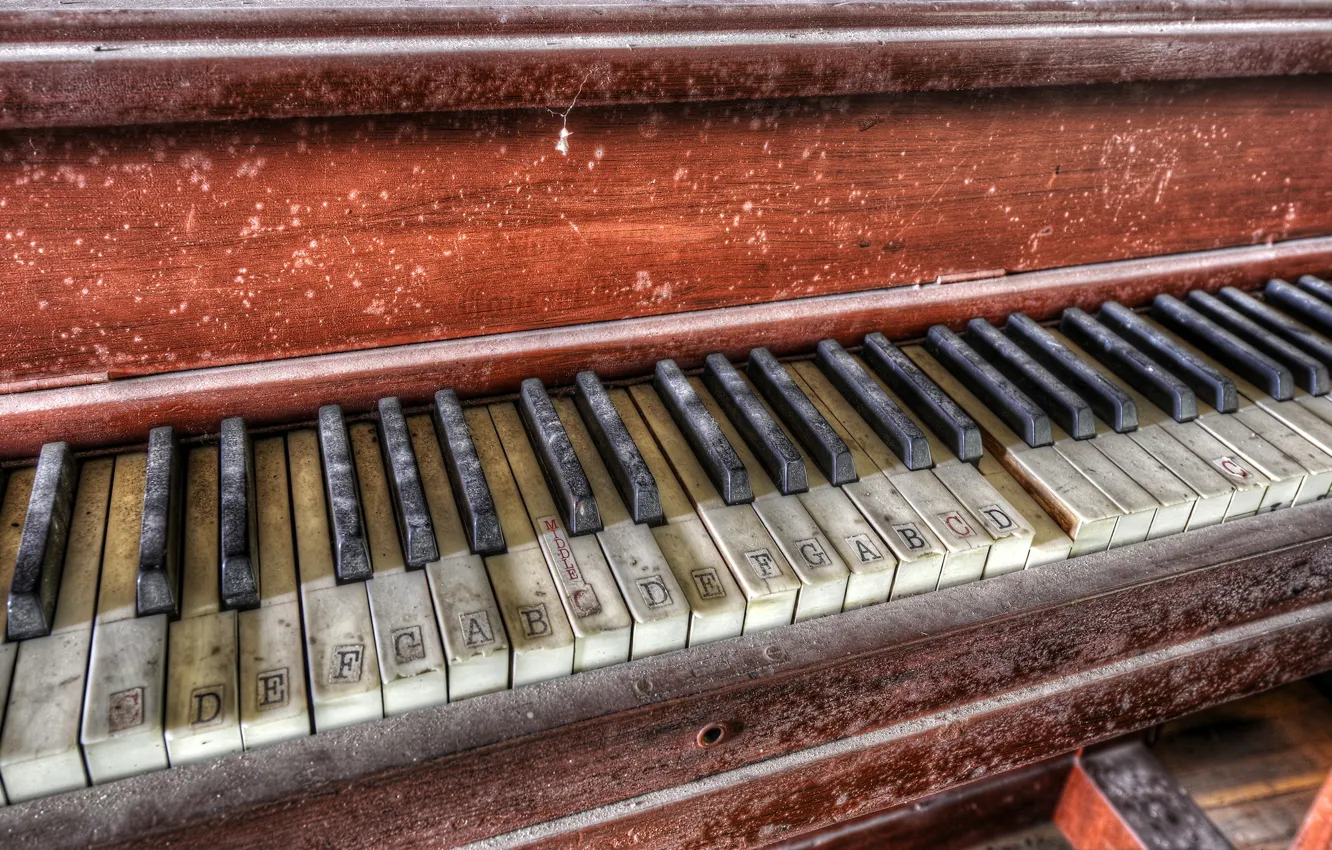 Photo wallpaper music, background, piano