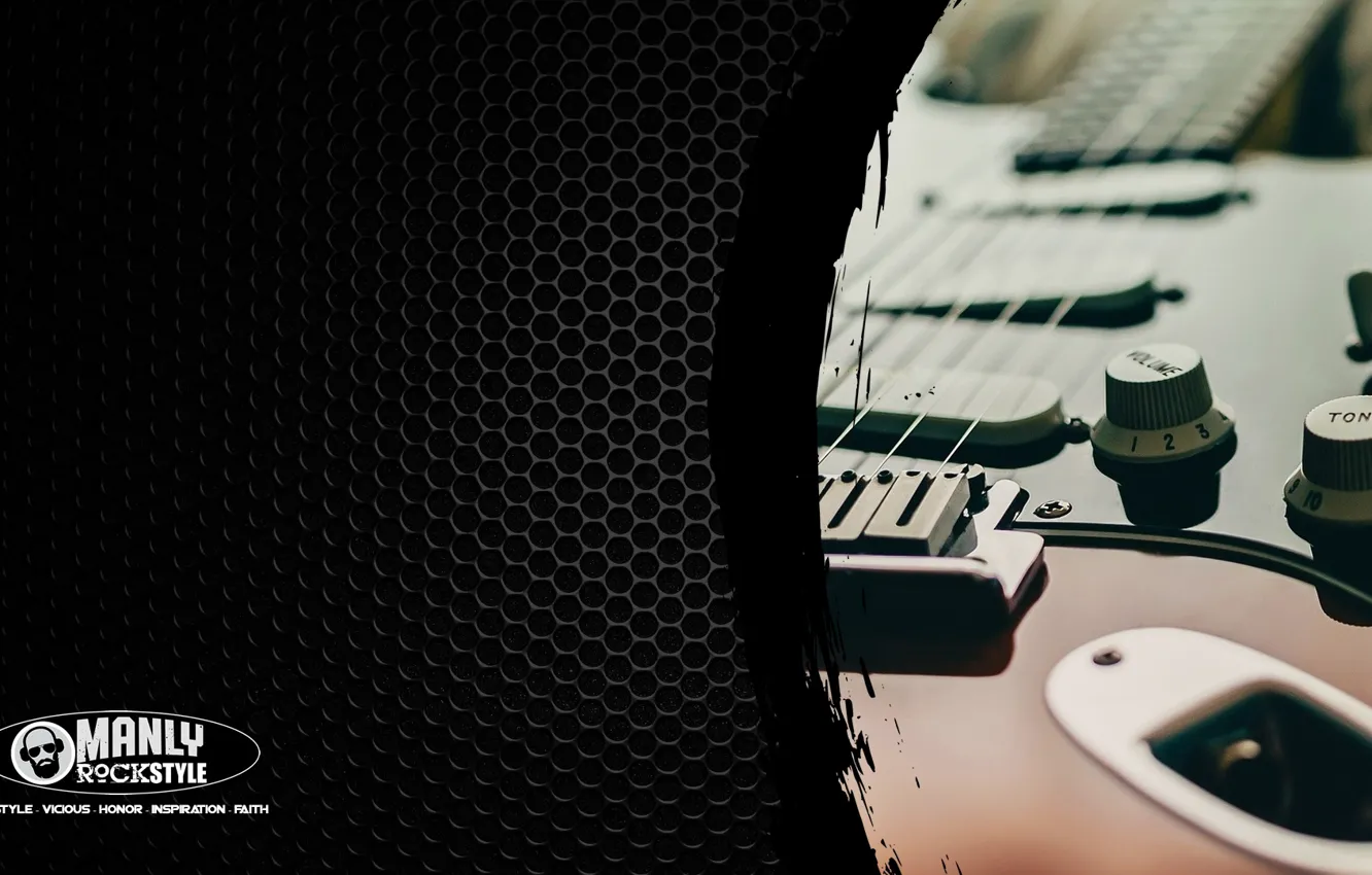 Photo wallpaper metal, guitar, rock, Music