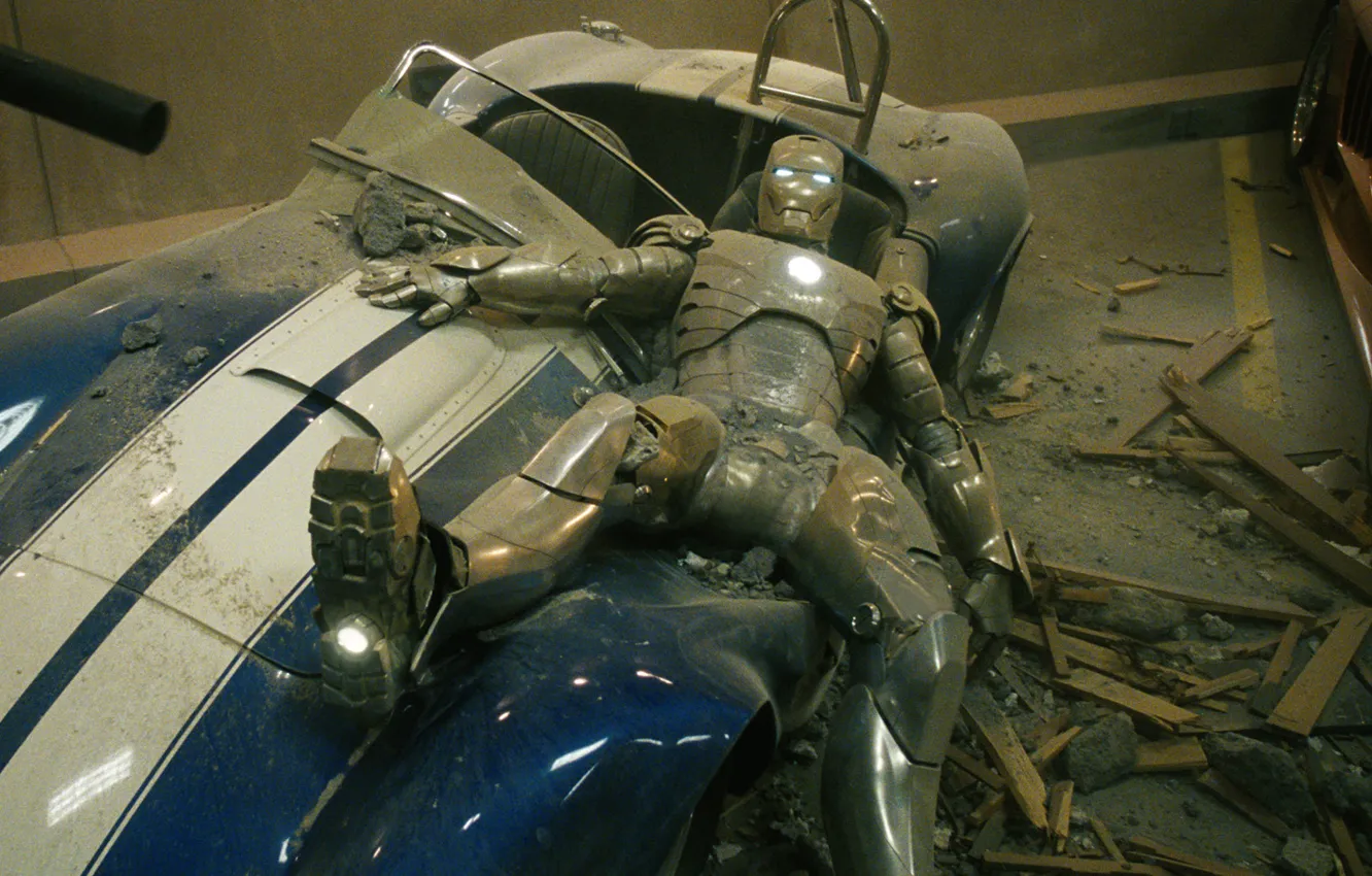 Photo wallpaper machine, dust, lies, iron man, Iron Man, Matina