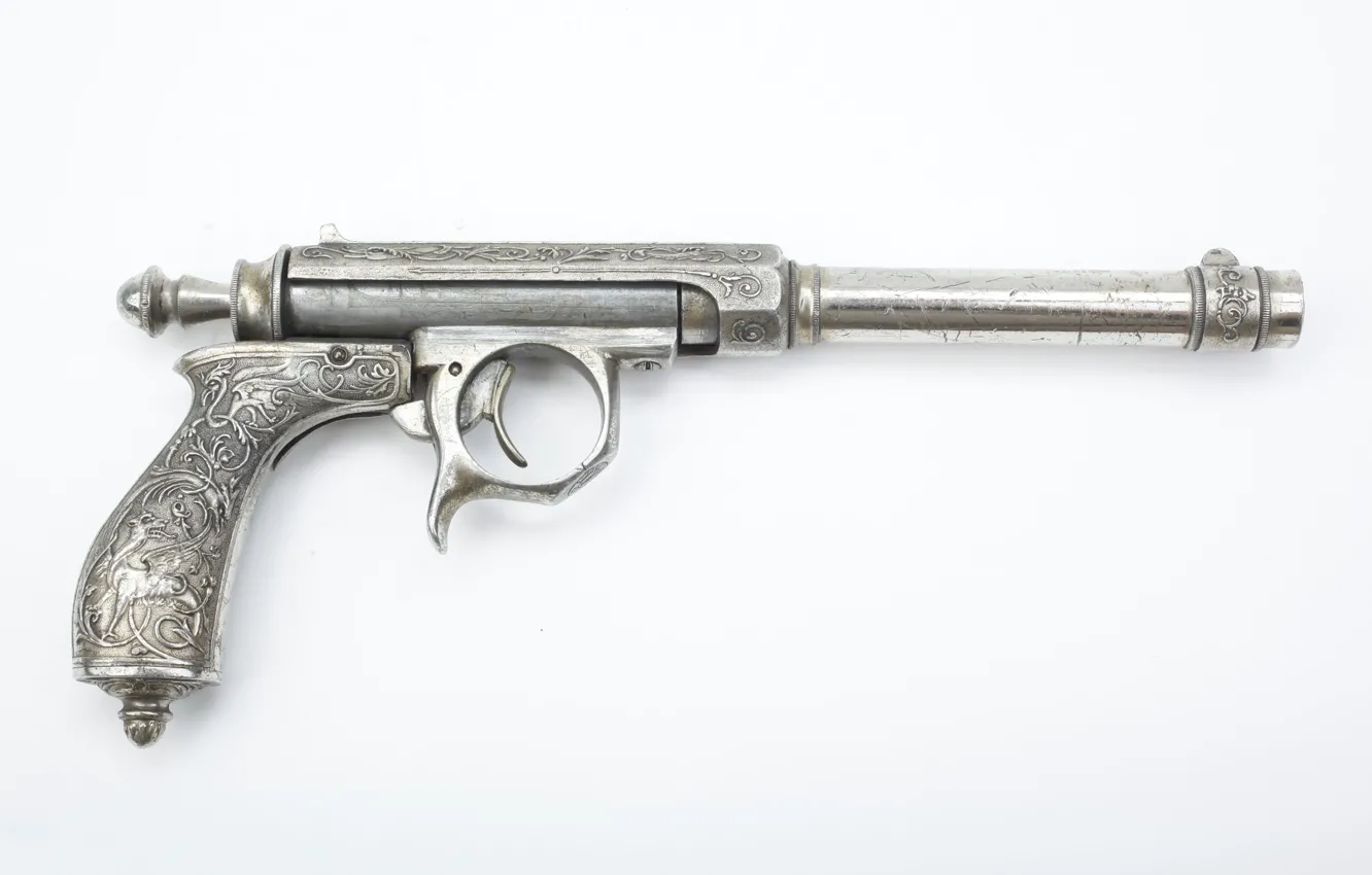 Photo wallpaper gun, the handle, the trigger, shutter