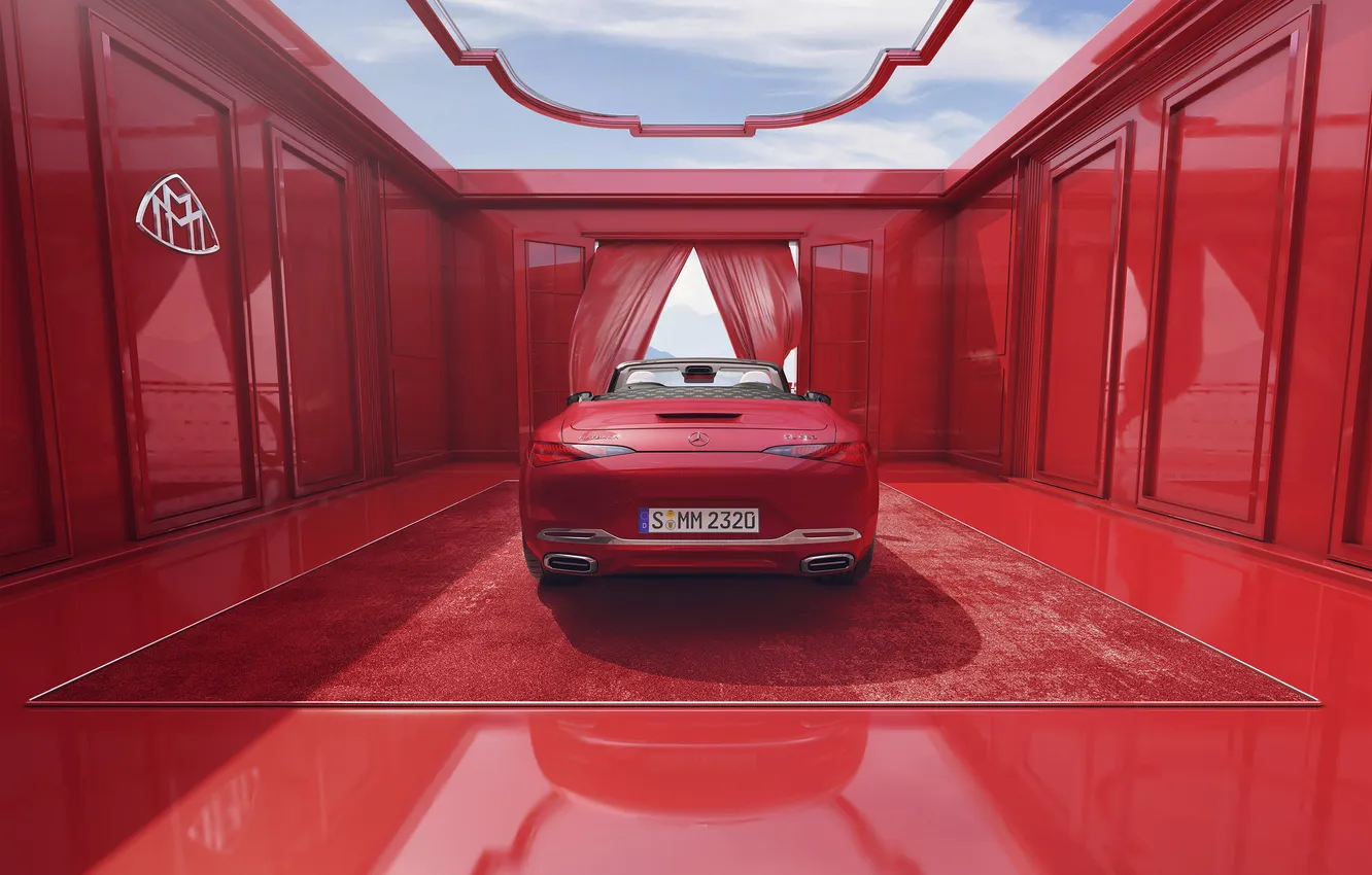 Photo wallpaper Roadster, Mercedes, Roadster, Maybach, Mercedes, luxury, Maybach, Sportcar