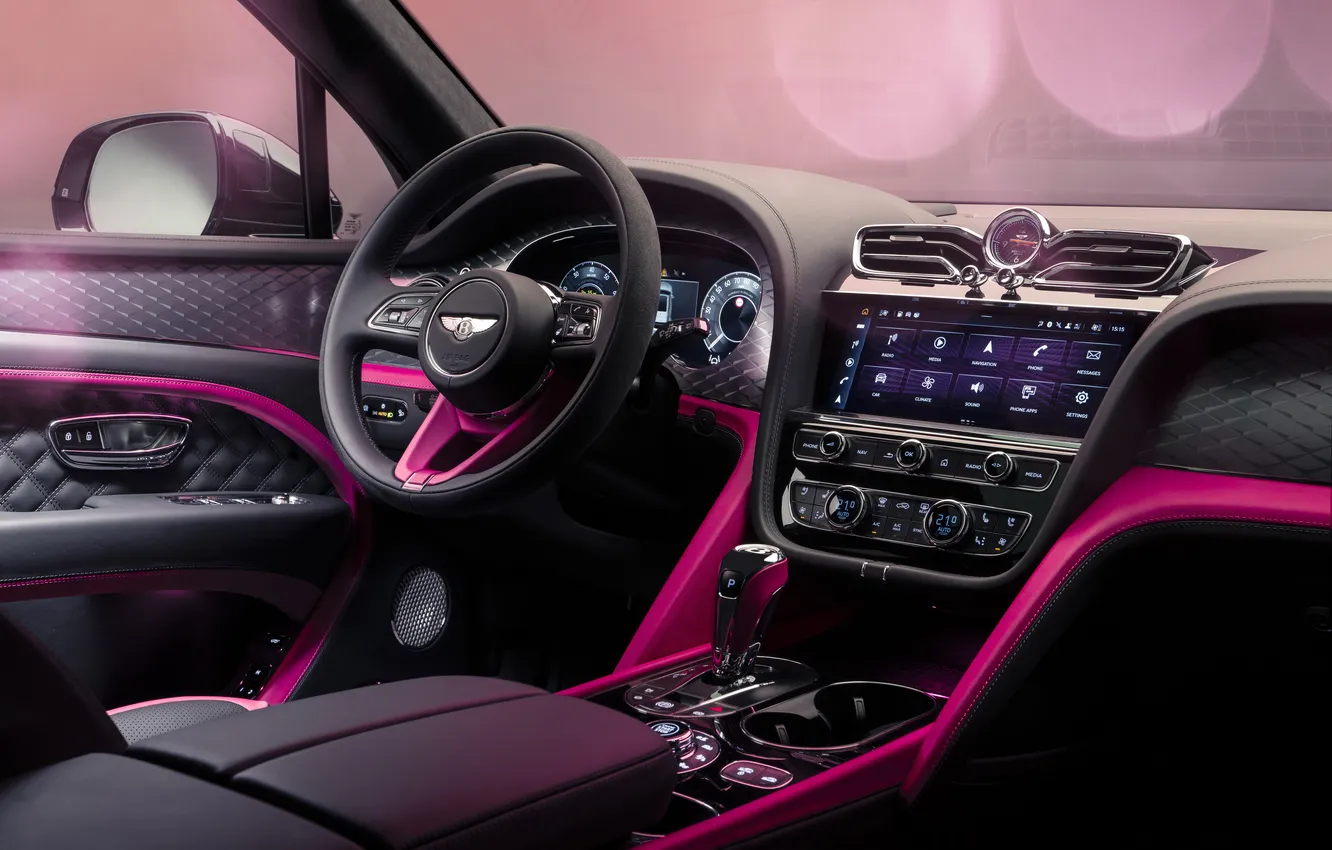 Photo wallpaper Bentley, Bentayga, 2024, Bentley Bentayga V8 S "Curated by Mulliner"