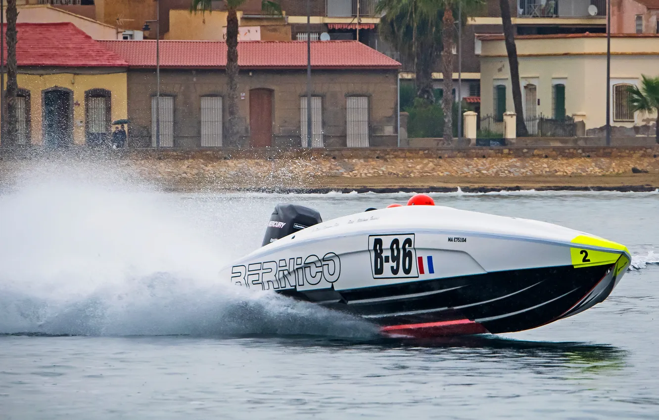Photo wallpaper race, boat, speed