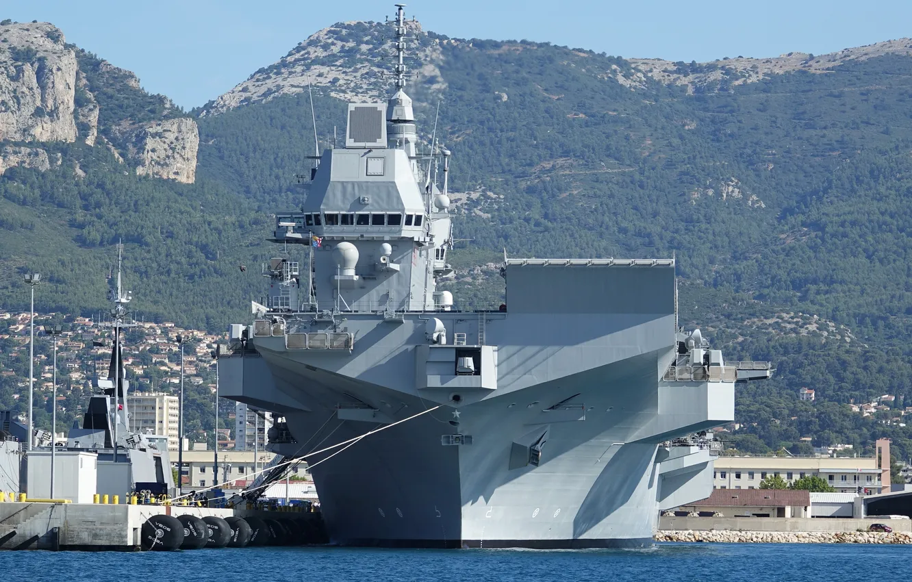 Photo wallpaper UDC, The Italian Navy, LHD Trieste, L9890