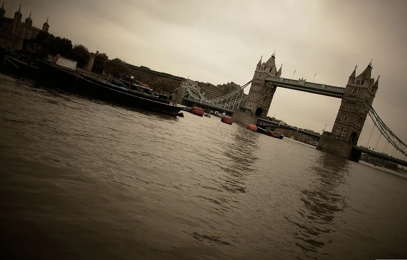 Photo wallpaper the city, river, photo, Wallpaper, Tower bridge, Thames, picture, UK