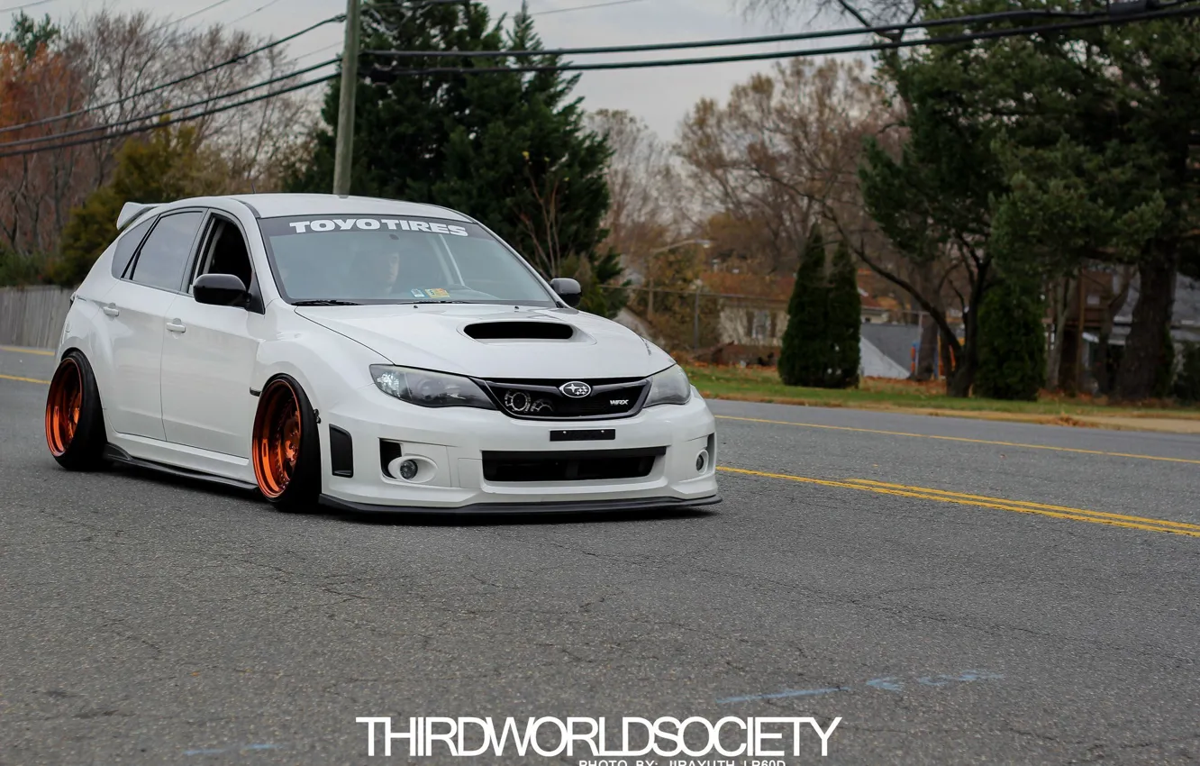 Photo wallpaper Subaru, Impreza, WRX, Japan, STI, tuning, low, stance