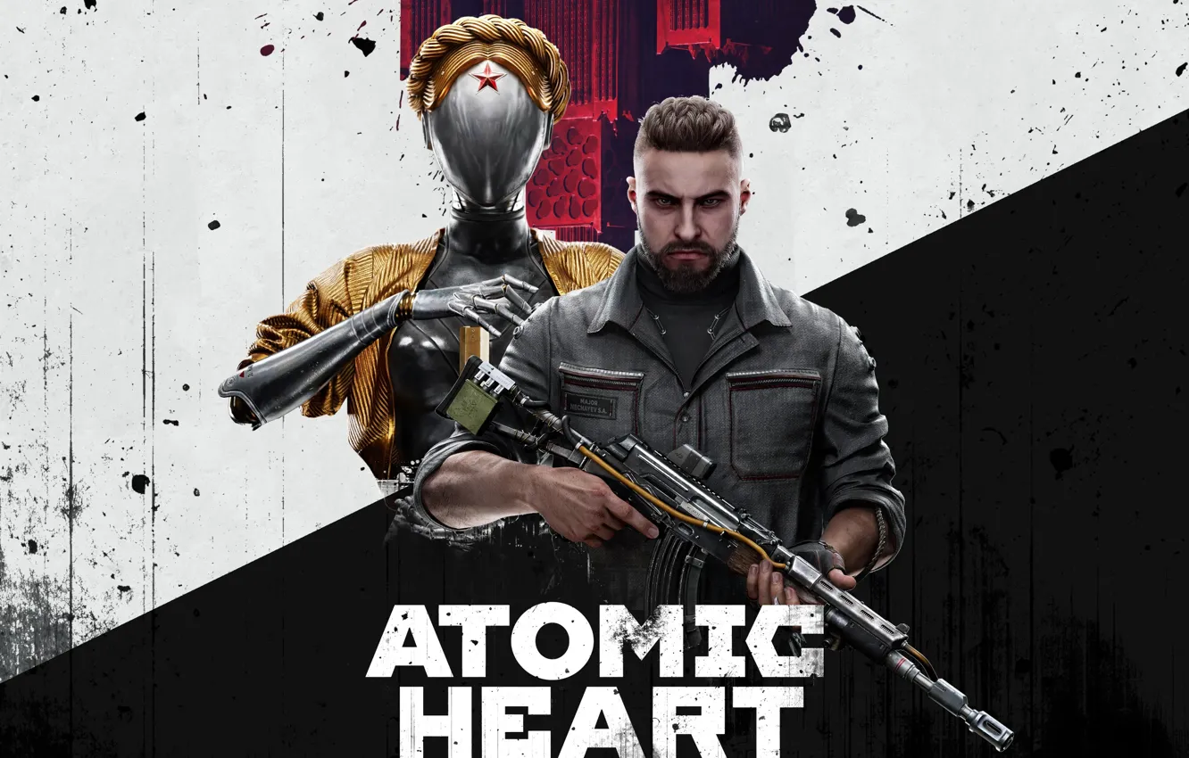 Photo wallpaper the game, USSR, USSR, game, russian, Atomic Heart, Mundfish, Atomic Heart