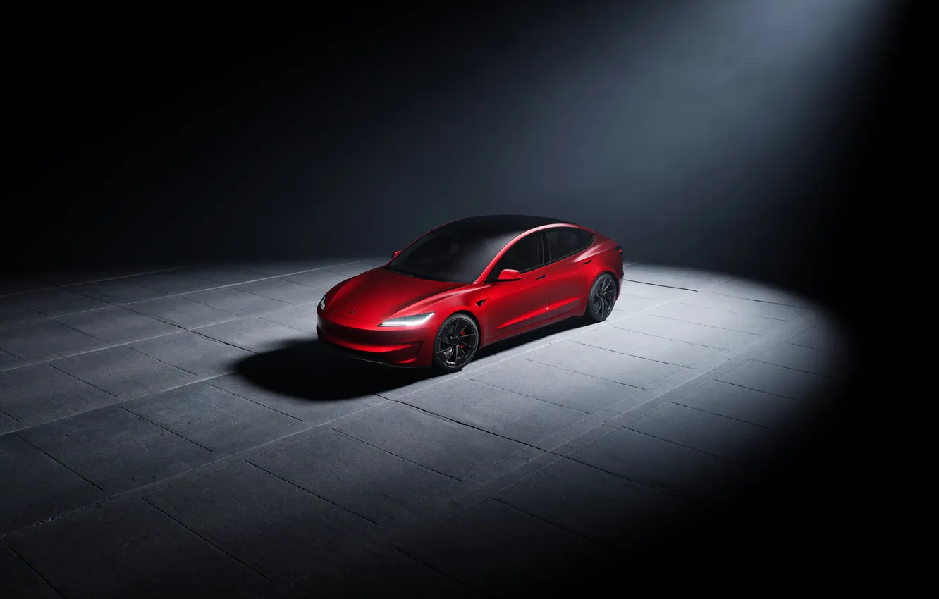 Photo wallpaper Tesla, 2024, Tesla Model 3 Performance