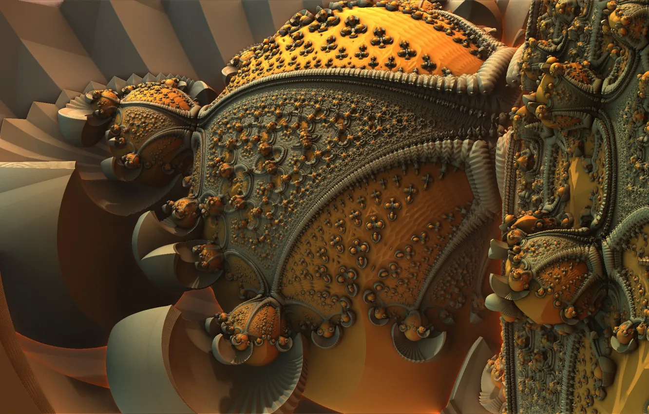 Photo wallpaper background, balls, patterned, 3D graphics