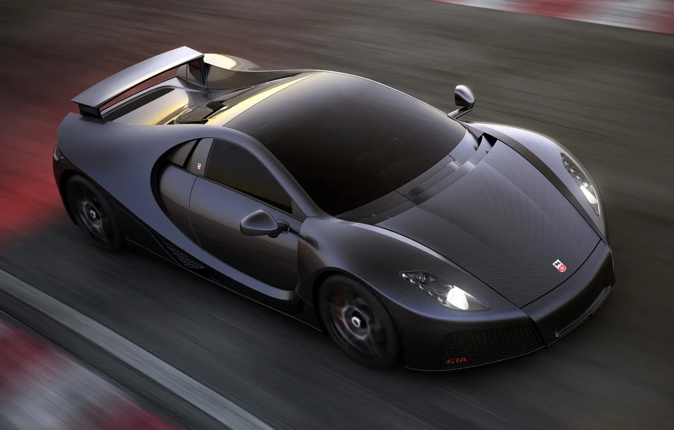 Photo wallpaper speed, supercar, carbon, Spania, GTA Spano