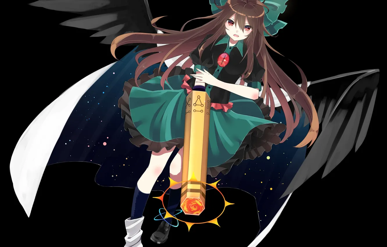 Photo wallpaper reiu equipment, utsuho, touhou, absurdres, Taiki (Ozone)