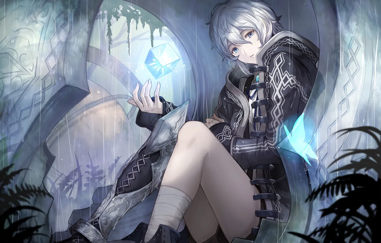 Photo wallpaper girl, fantasy, fiction, anime, art