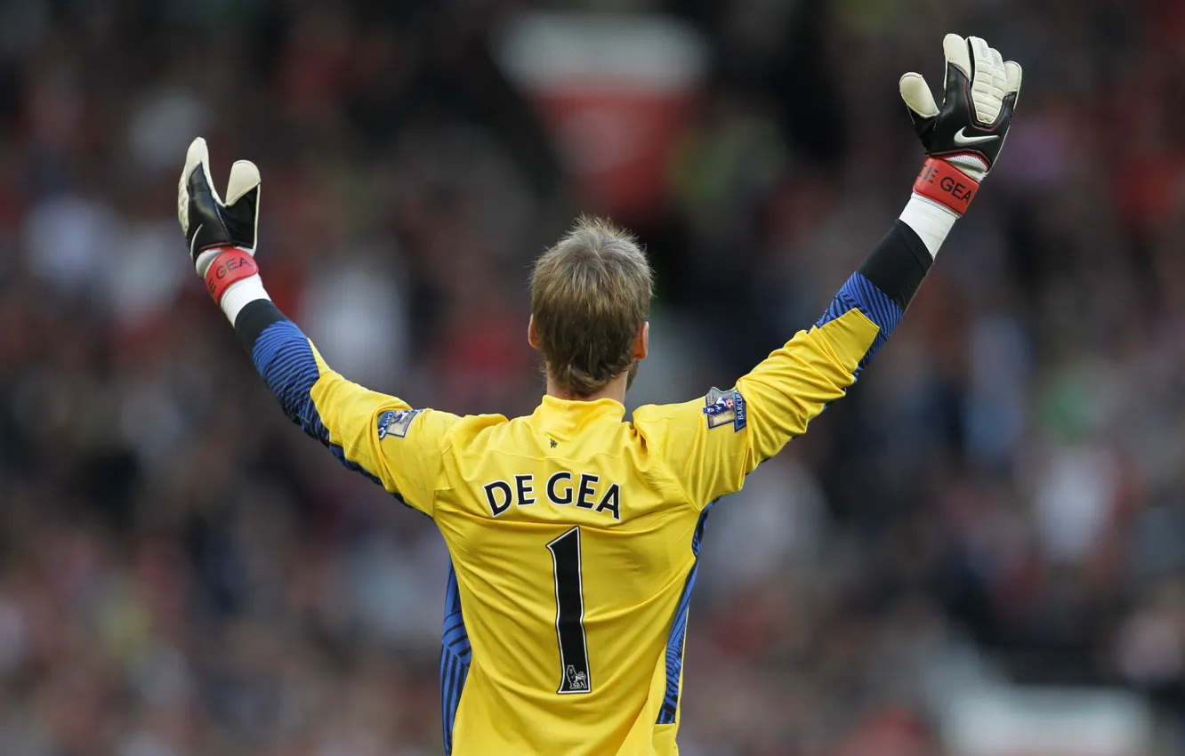 Photo wallpaper Manchester United, Old Trafford, Gea, red devil