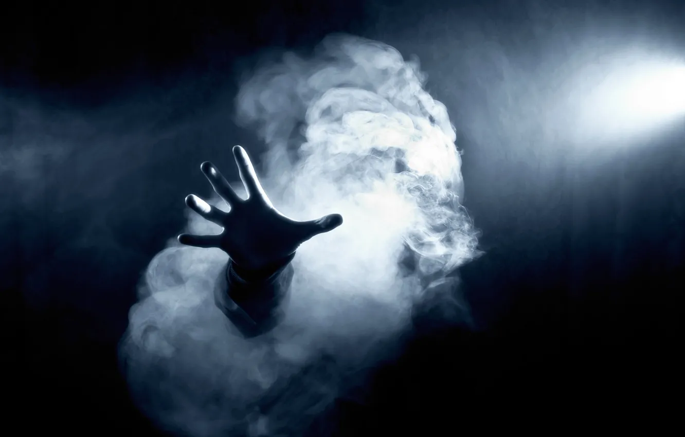 Photo wallpaper the darkness, shadow, hands