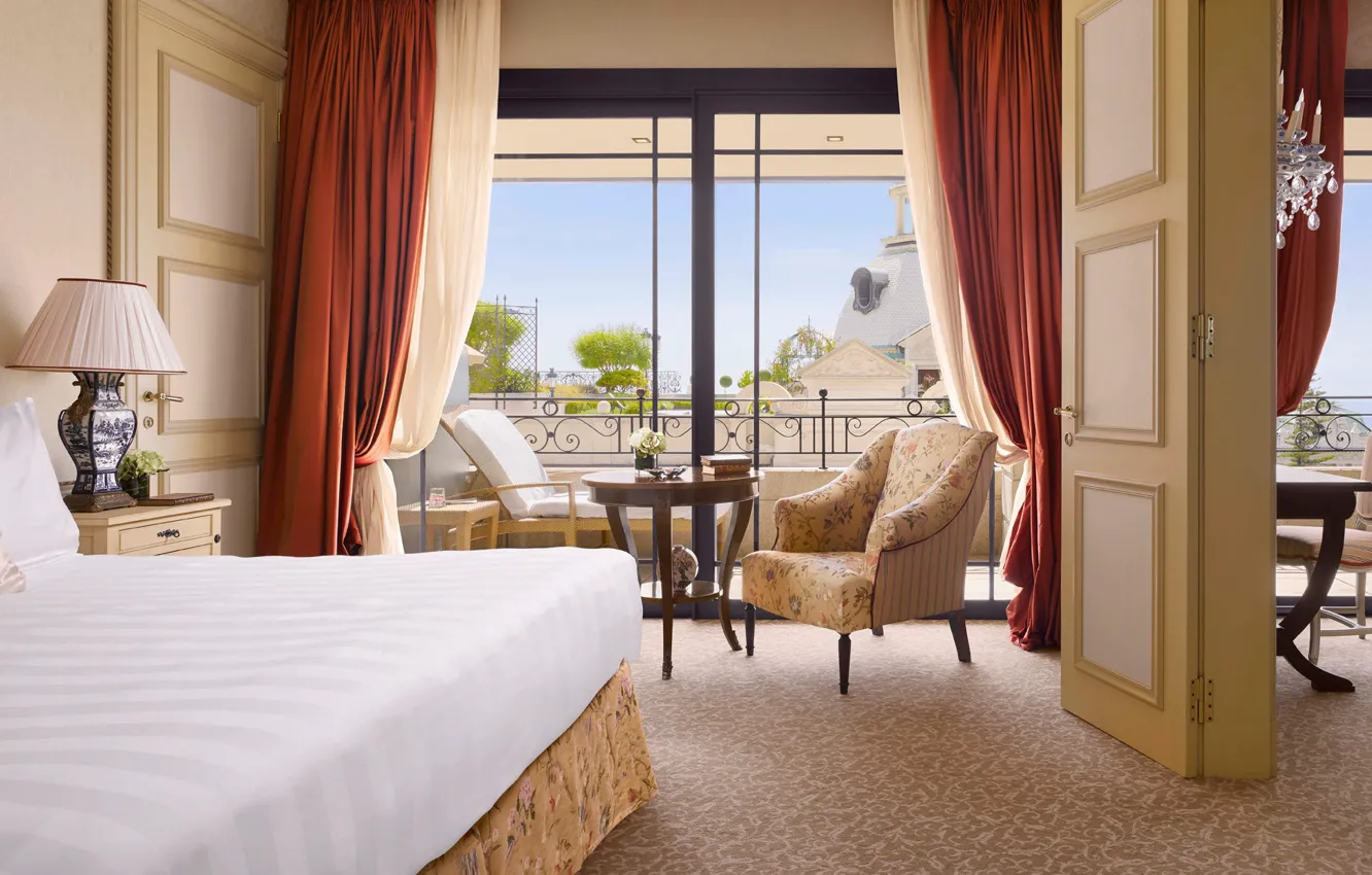 Photo wallpaper design, style, interior, the hotel, Monaco, Monte-Carlo, Hotel Metropole, suite prestige