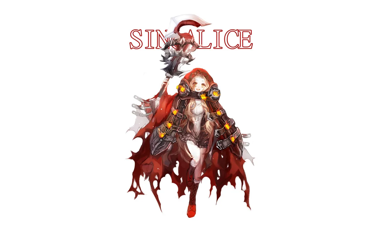 Photo wallpaper weapons, the game, art, girl, Sinoalice, Akazukin