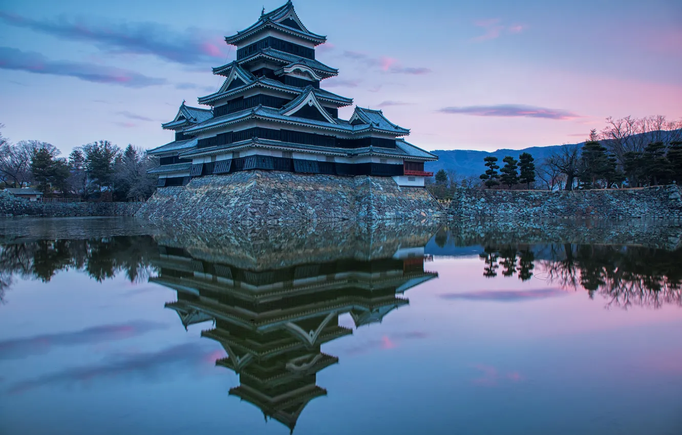 Photo wallpaper landscape, Japan, temple