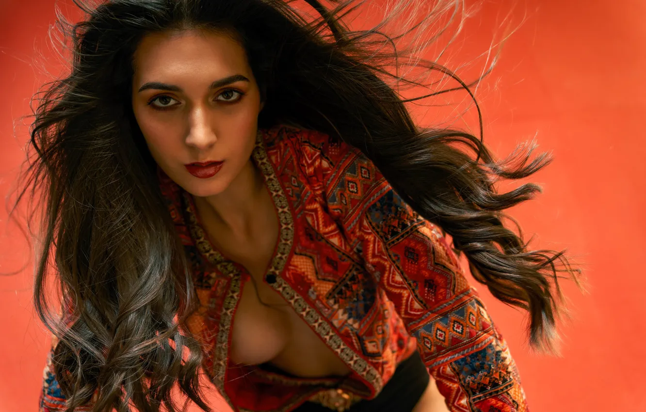 Photo wallpaper girl, sexy, hot girl, eyes, smile, beautiful, model, pretty