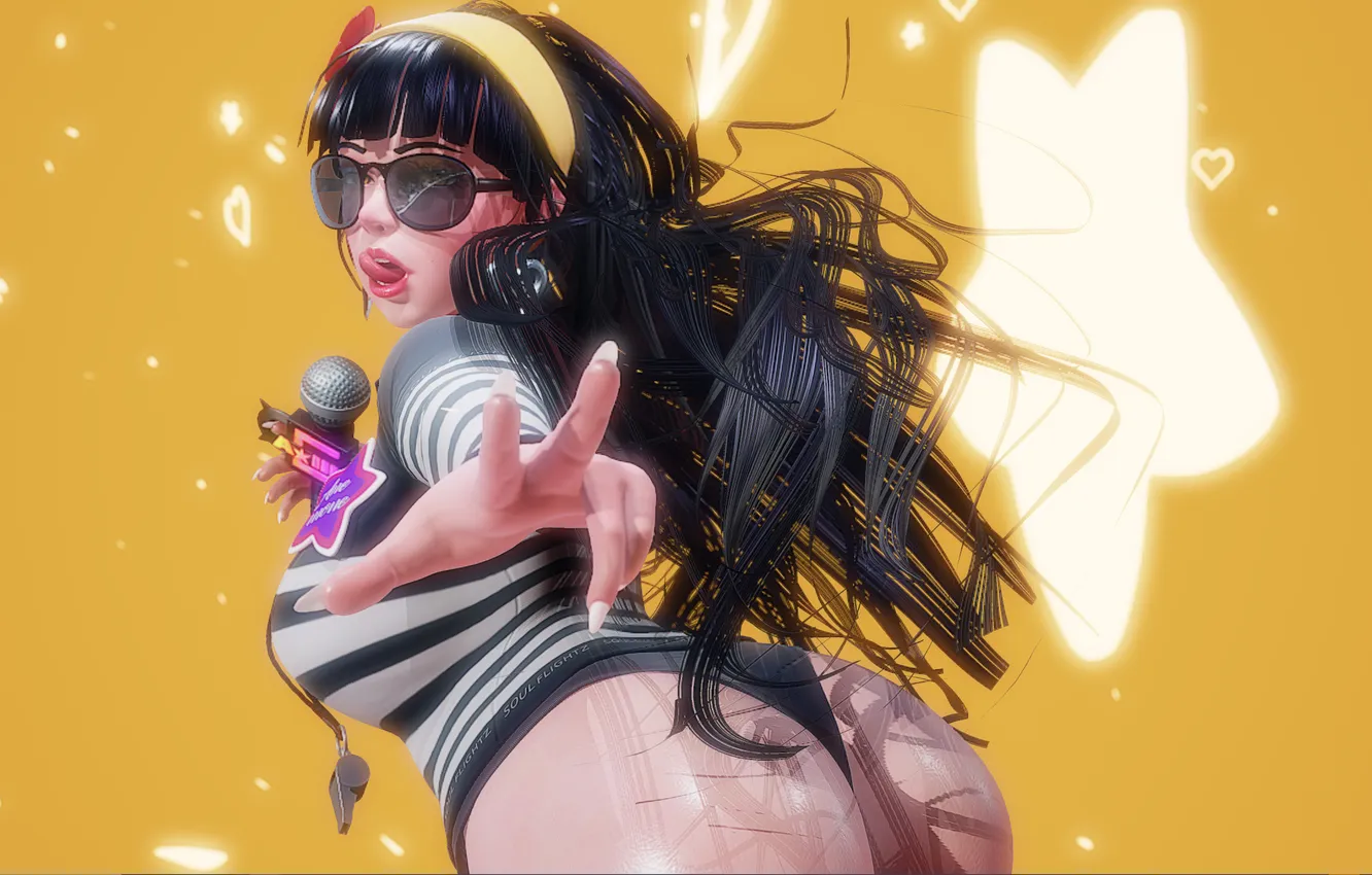 Photo wallpaper microphone, sunglasses, DESTINY CHILD