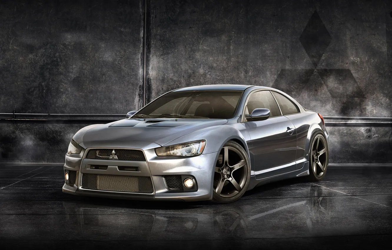 Photo wallpaper tuning, photoshop, Mitsubishi, Xtase