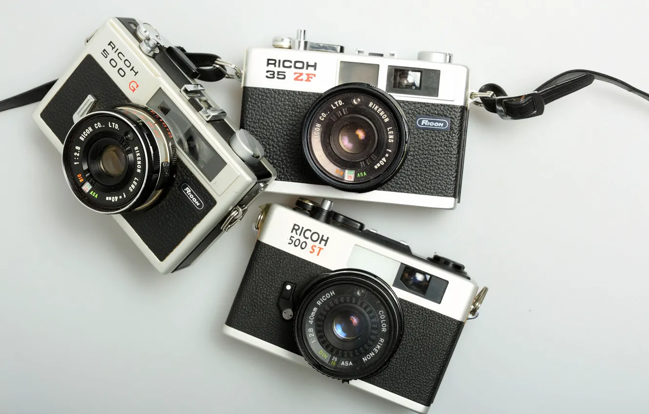 Photo wallpaper macro, background, camera, Ricoh 35 ZF, Ricoh 500 G, Ricoh 500 ST
