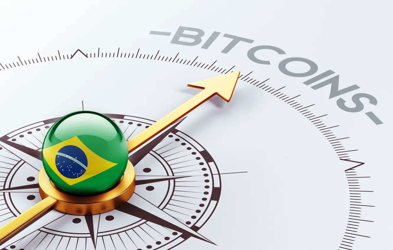 Photo wallpaper arrow, index, Brazil, bitcoins, brazilia