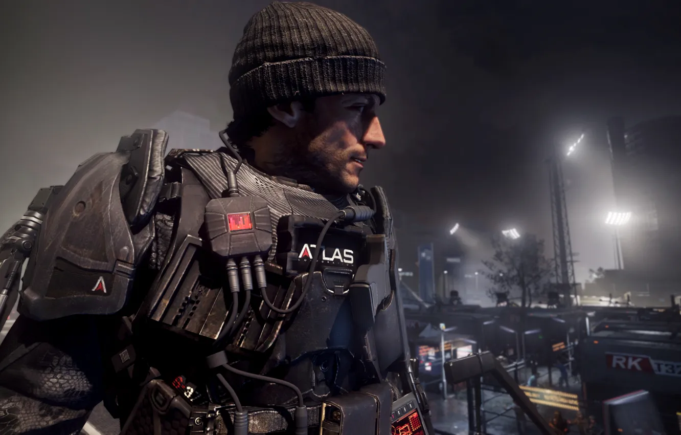 Photo wallpaper soldiers, equipment, the exoskeleton, military, Activision, Sledgehammer Games, Call of Duty: Advanced Warfare