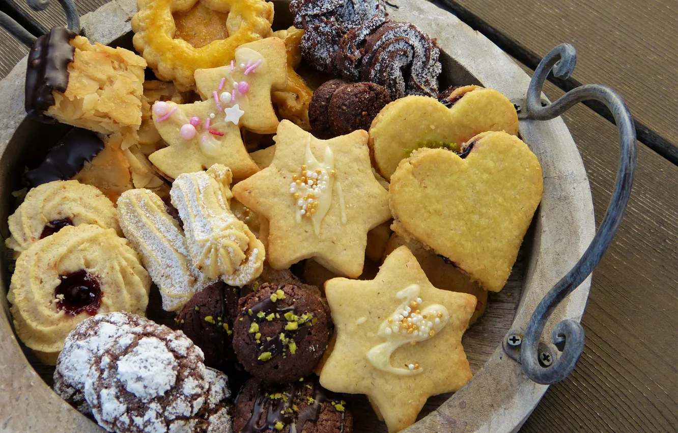 Photo wallpaper cookies, sweets, cakes