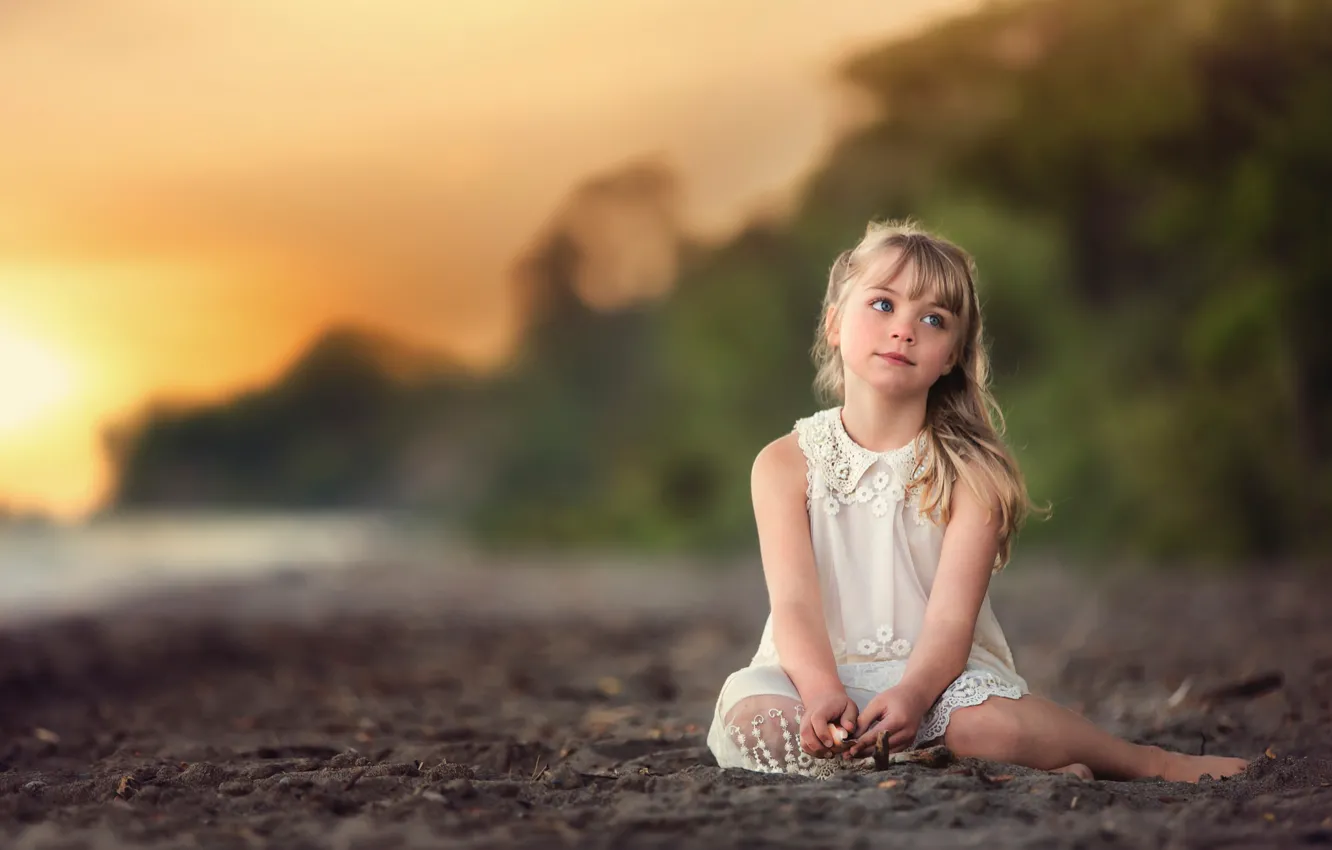 Photo wallpaper girl, the beauty, bokeh, Lorna Oxenham, Beautiful Dreamer