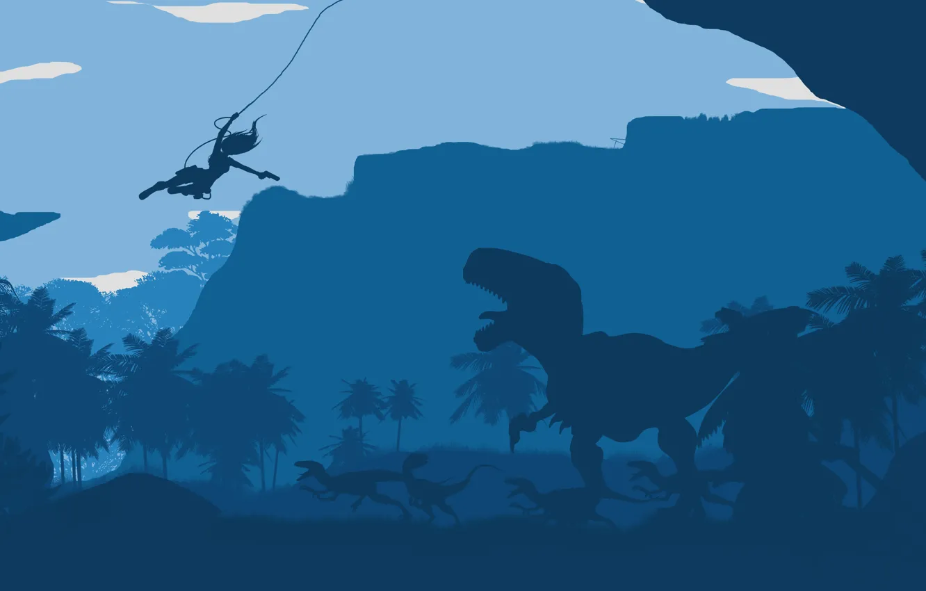 Photo wallpaper Tomb Raider, anniversary, Minimalism