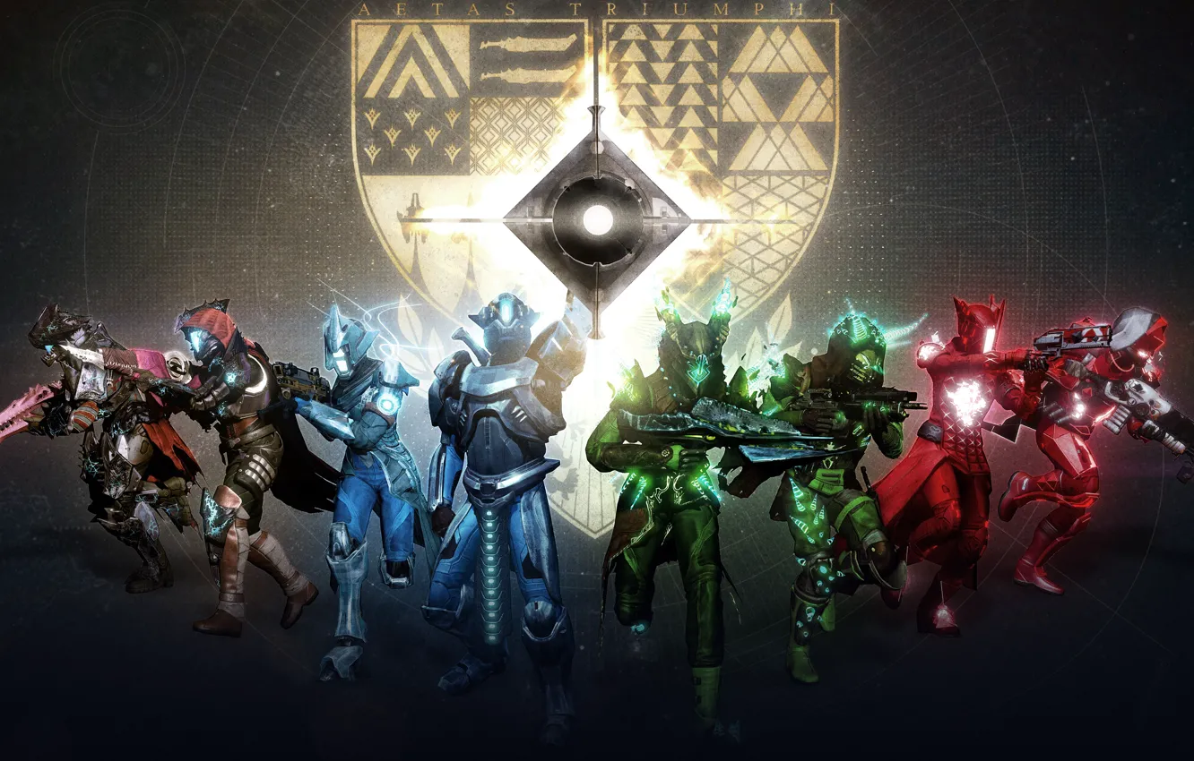 Photo wallpaper gun, game, soldier, weapon, Destiny, Destiny Age of Triumph