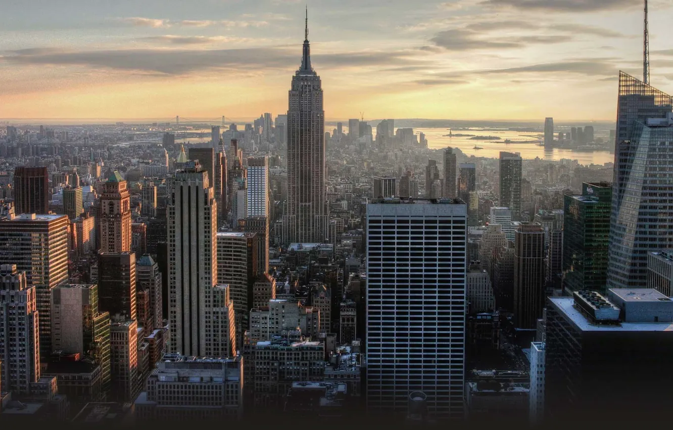 Photo wallpaper the city, building, skyscrapers, Chicago, USA, America