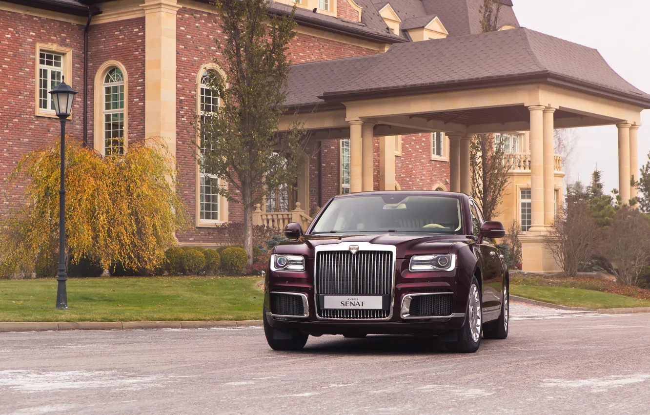Photo wallpaper house, Limousine, 2019, Aurus, Senate