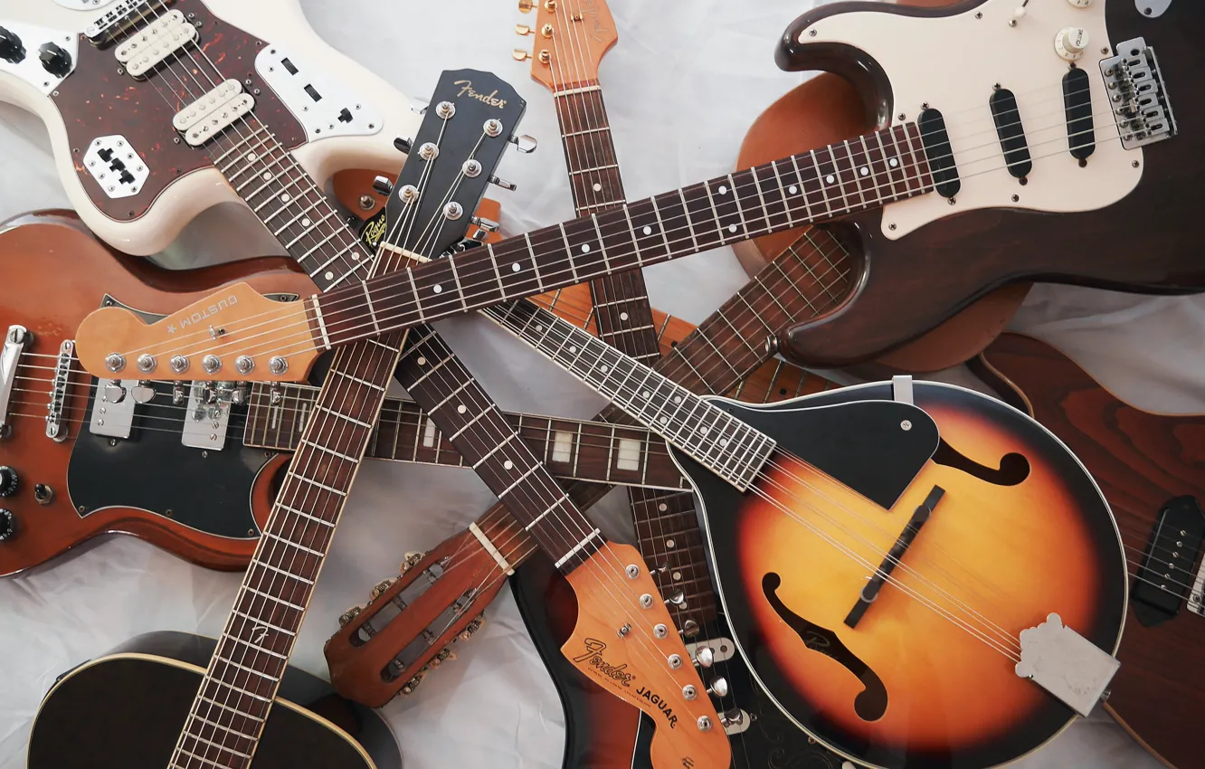 Photo wallpaper music, background, guitar