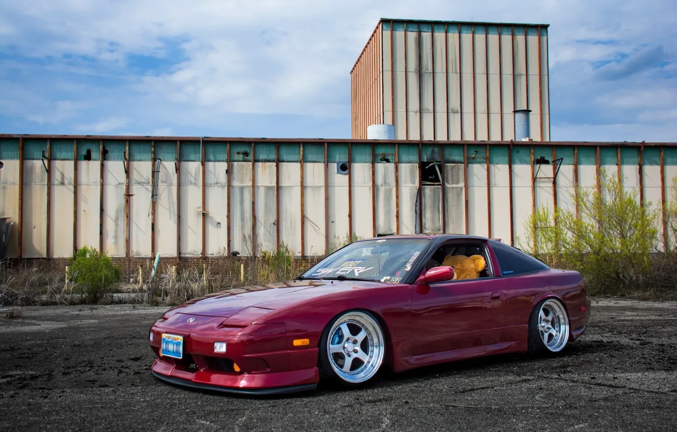 Photo wallpaper Japan, Silvia, Nissan, tuning, s13, Turbo, low, 240sx
