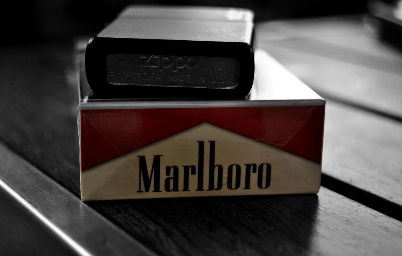 Photo wallpaper lighter, cigarette, zippo, Marlboro, Marlborough
