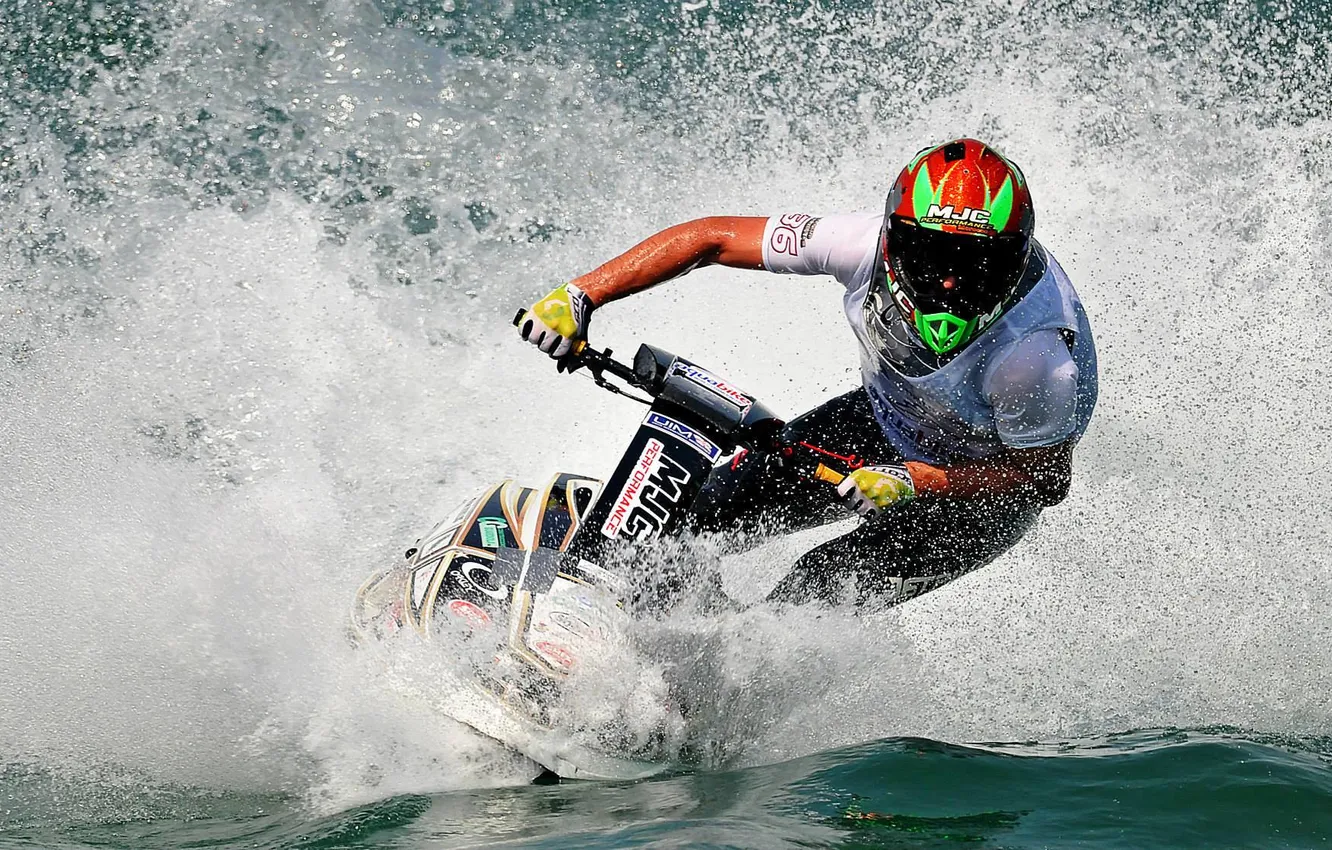 Photo wallpaper race, boat, speed