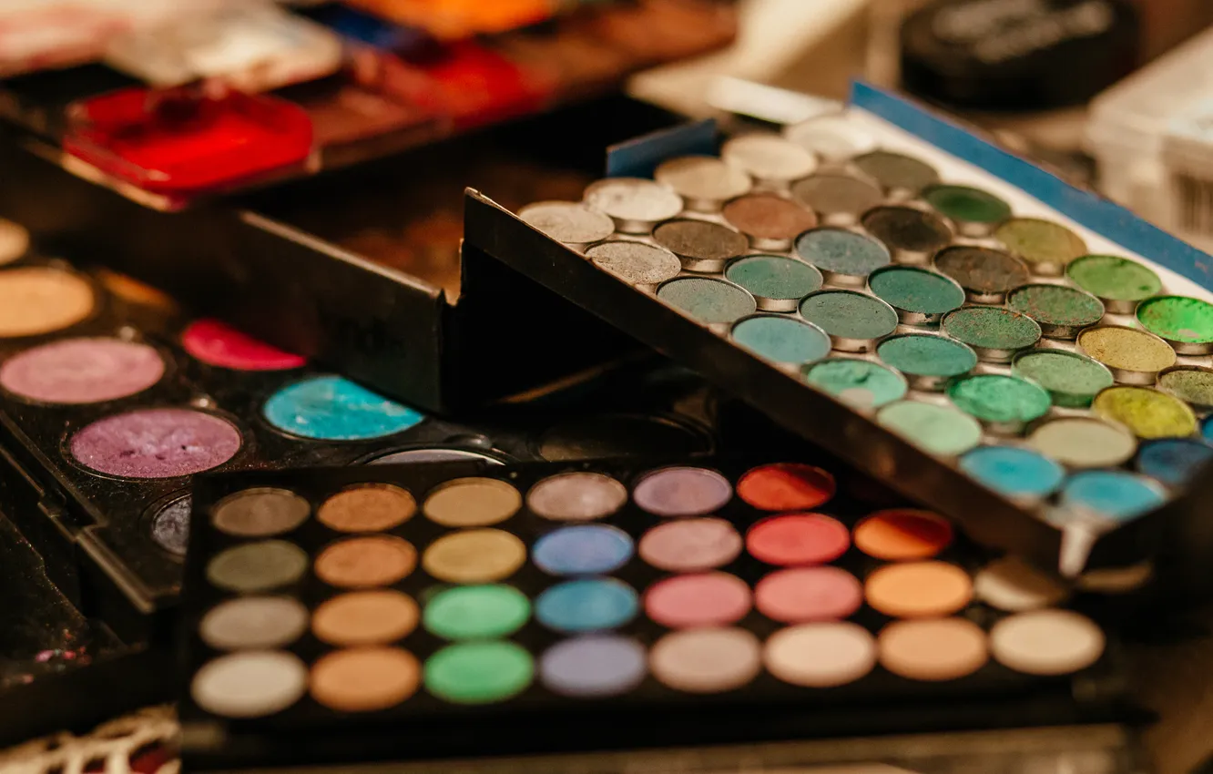 Photo wallpaper colors, makeup, case