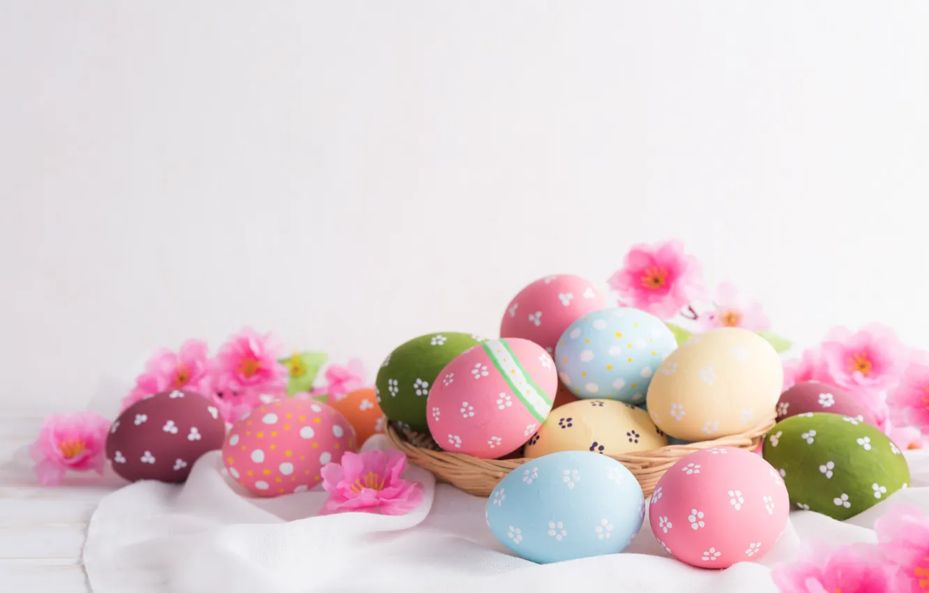 Photo wallpaper holiday, eggs, Easter