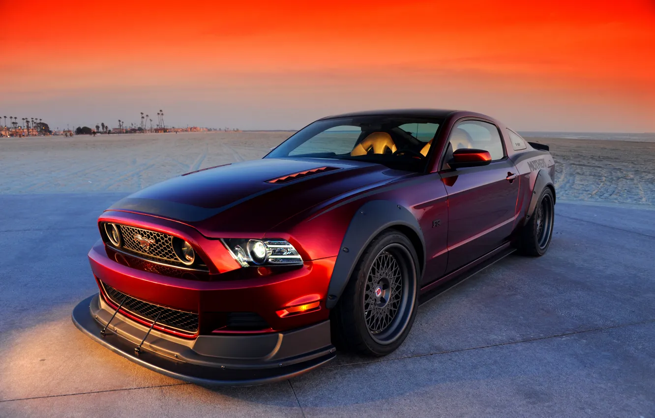 Photo wallpaper Mustang, Ford, 2013, Mothers