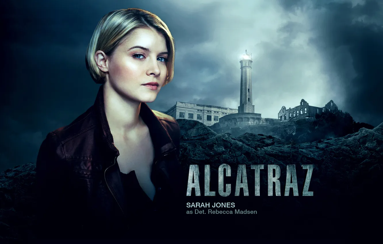 Photo wallpaper TV series, sci-Fi, drama, Alcatraz, Sarah Jones, Rebecca Madsen