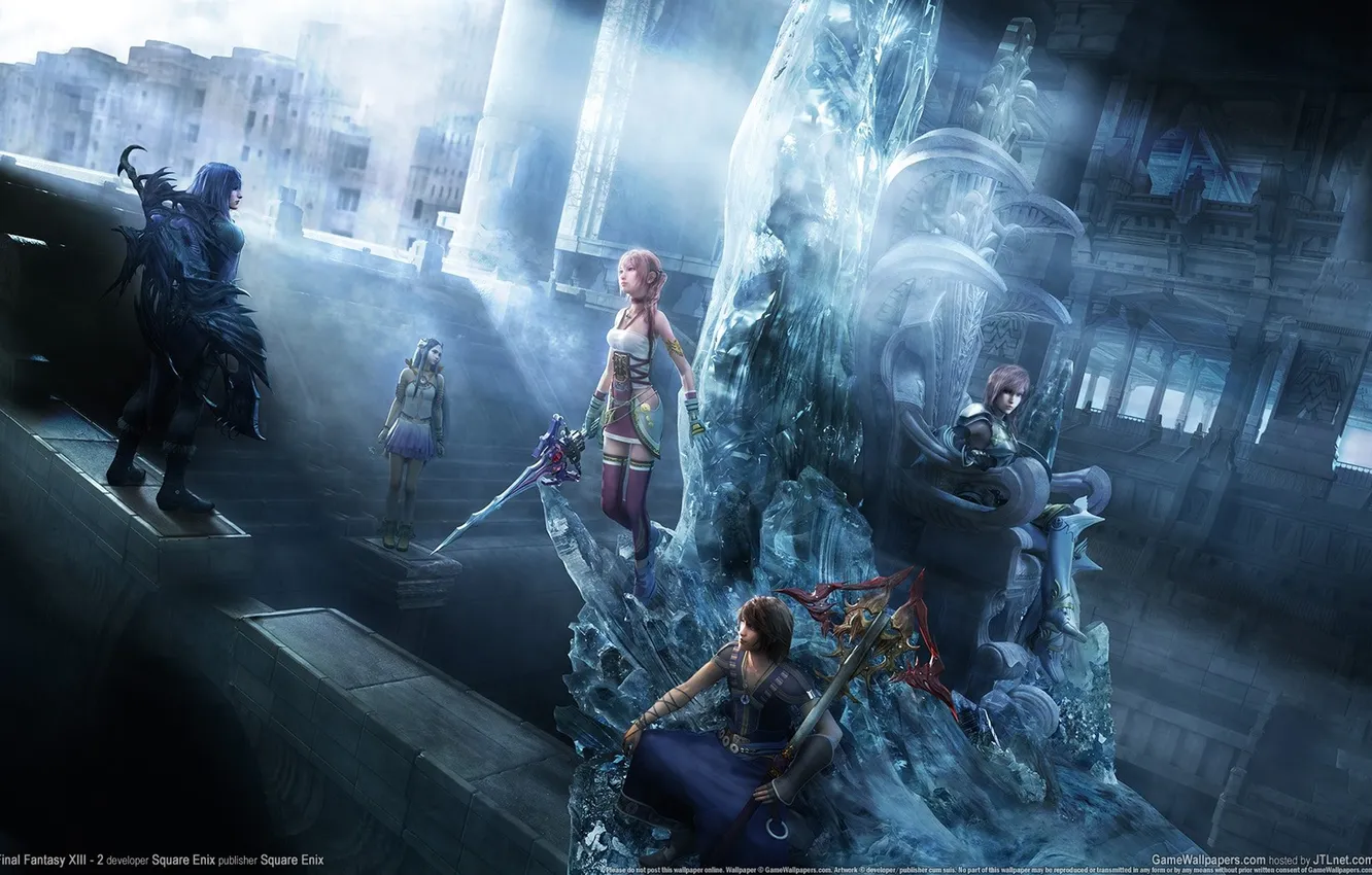 Photo wallpaper Final Fantasy, the throne, Square Enix, Final Fantasy, Final Fantasy XIII-2, XIII-2