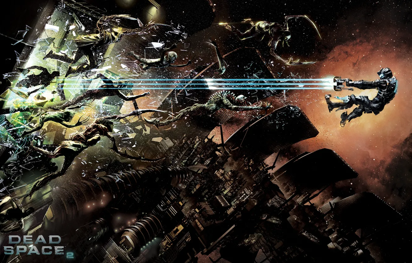 Photo wallpaper the game, in the air, Dead Space 2, the gap