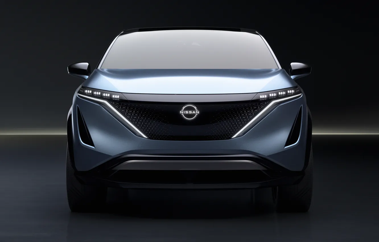 Photo wallpaper Nissan, crossover, 2020, Electric, Ariya, Nissan Ariya, Electric crossover