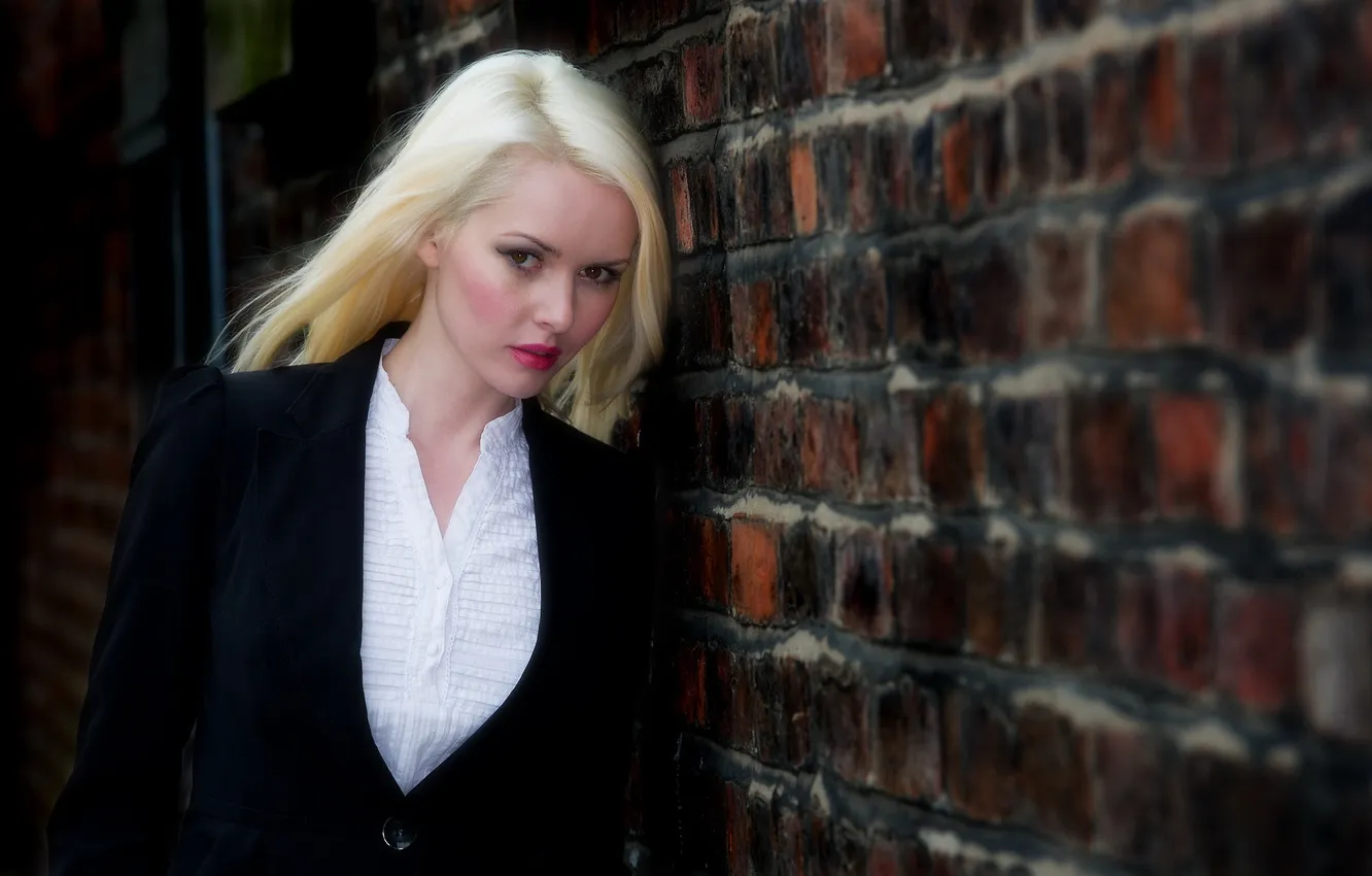 Photo wallpaper girl, background, portrait