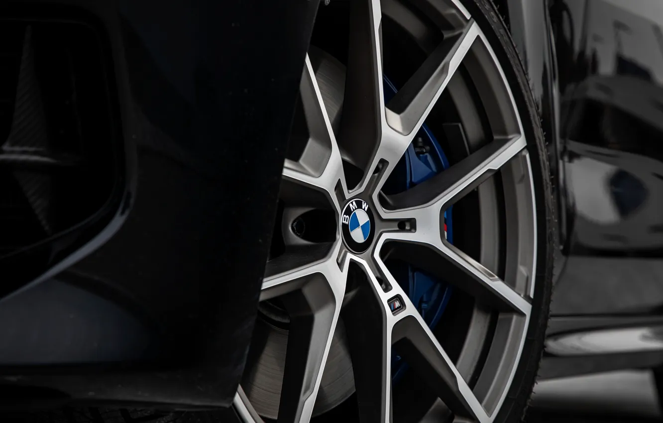 Photo wallpaper black, coupe, wheel, BMW, Gran Coupe, 2020, 8-Series, 2019