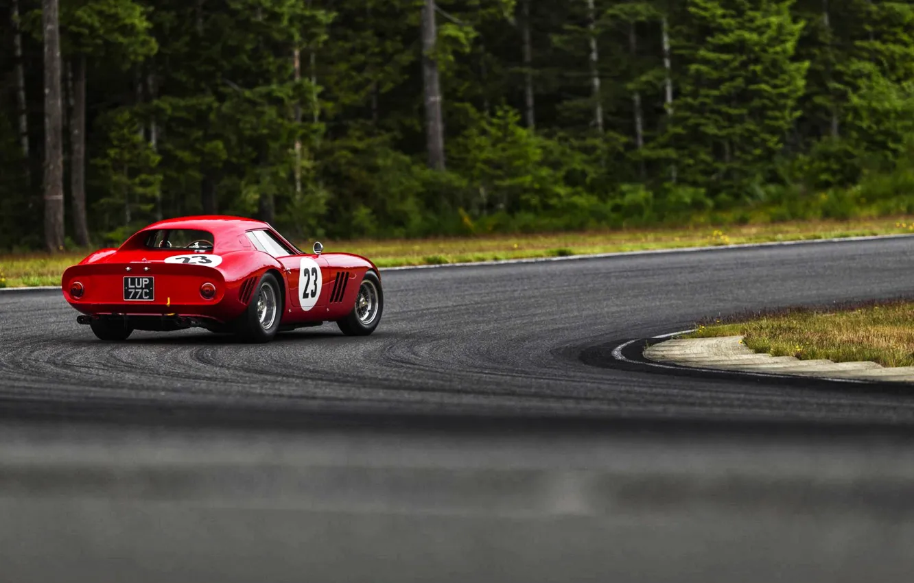 Wallpaper Auto, Road, Retro, Machine, Ferrari, Ferrari, Logo, GTO for ...