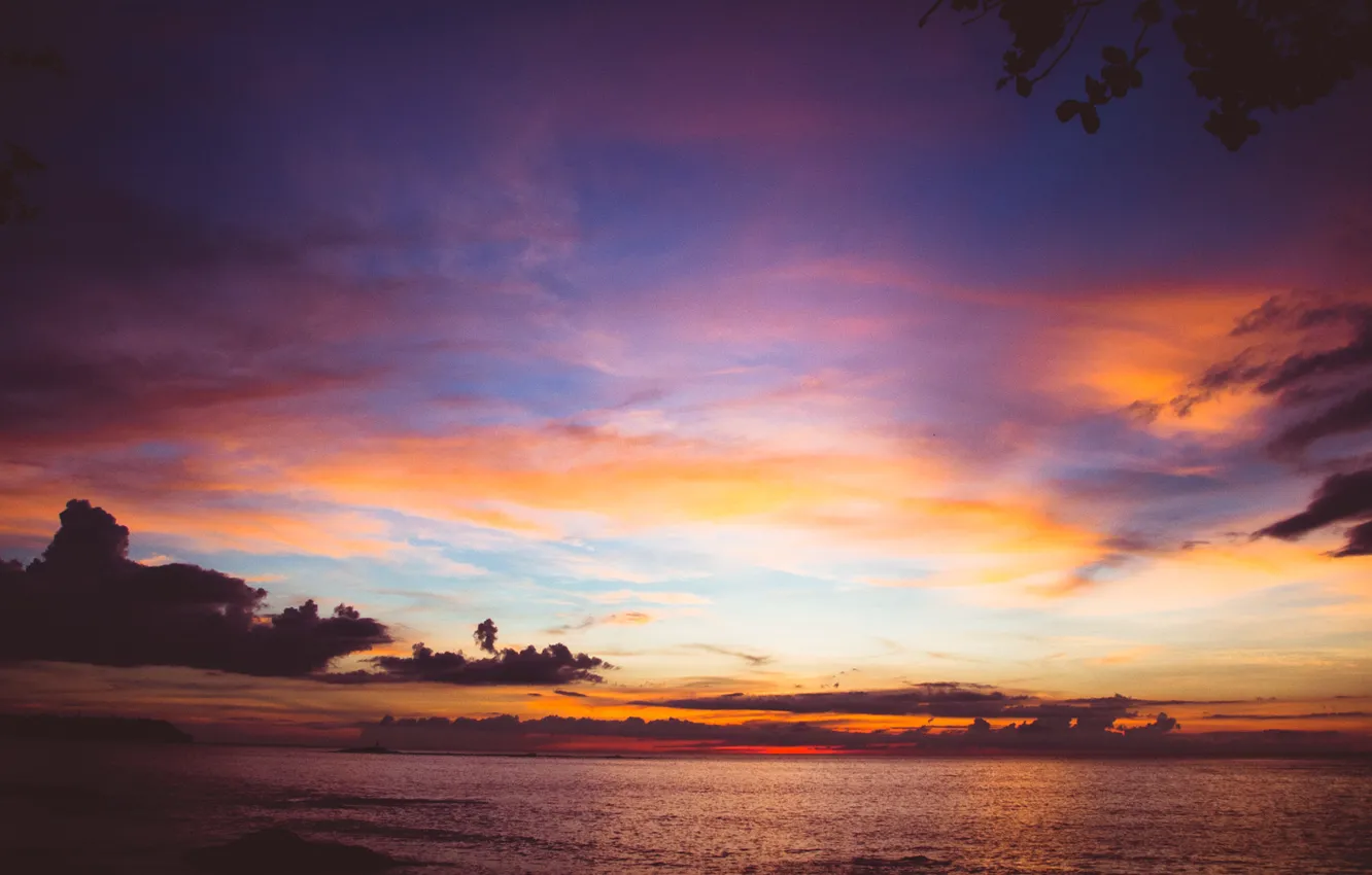 Photo wallpaper the sky, sunset, nature, photographer, photography, photographer, Florian Seelmann
